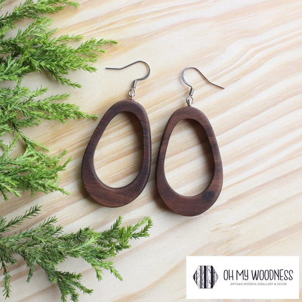 Wooden-earrings-Walnut-Double-Ovals