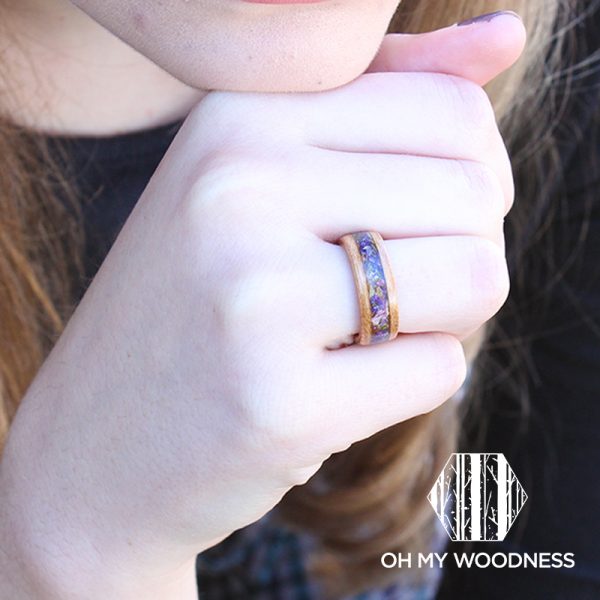 Cherry-Flower-inlay-wooden-ring-2
